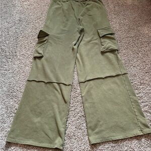 Ces Femme Olive Wide Leg Pants